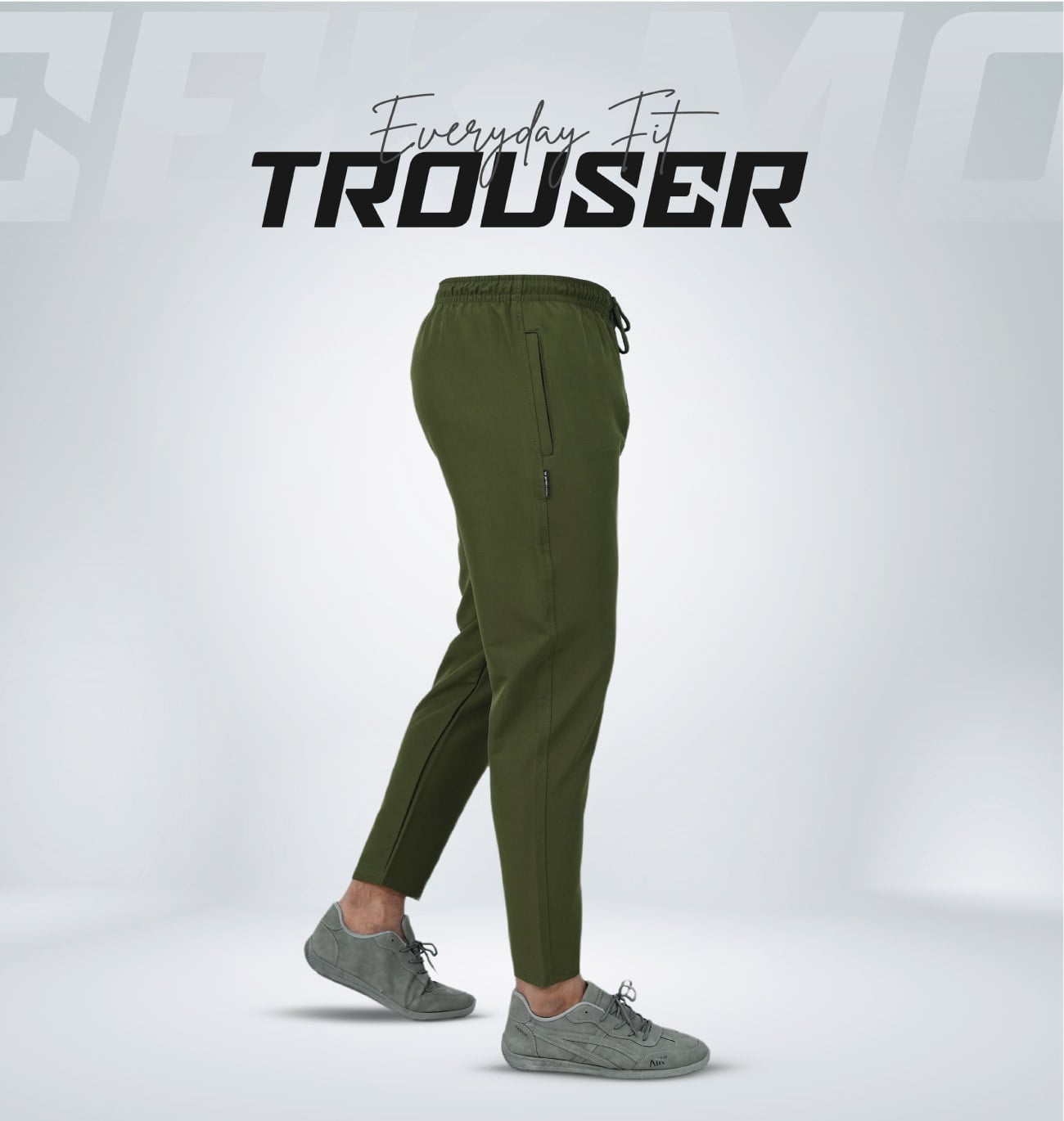 China Angle Trouser Olive