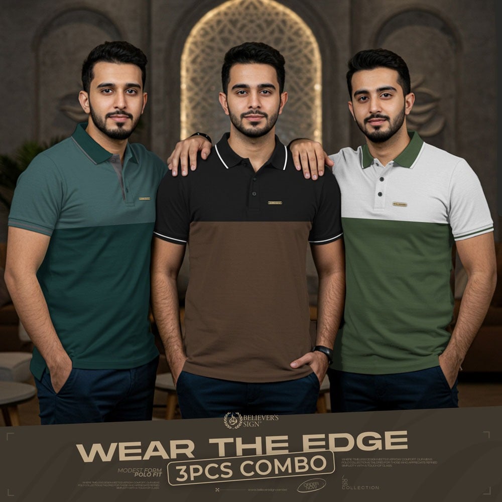 Lacoste Cut And Sew Polo Combo 03 Pcs